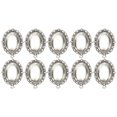 thumbnail image 3 of Pendant Oval Trays,10 Sets Glass Patch Pendant Set Jewelry Accessories Class Leading Features, 3 of 14