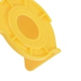 thumbnail image 5 of Uxcell 1.18'' Half Circle Stop Push Switch Button Protective Cover Plastic Orange 2pcs, 5 of 5