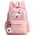 thumbnail image 1 of Sanrio Hello Kitty Cute Rabbit Ears Girls Boy Cartoon Children Backpack Lightweight Women Waterproof Bags Gift Student Schoolbag, 1 of 7