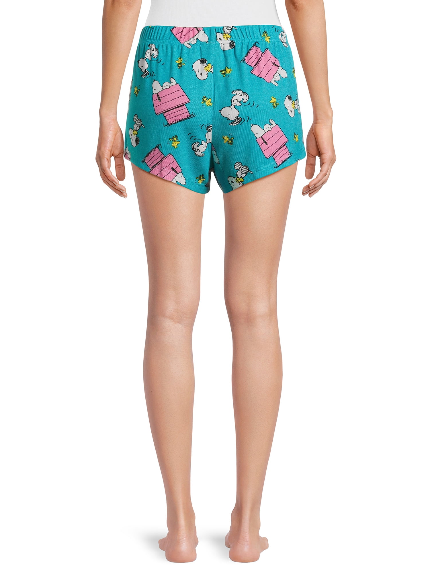 Peanuts Women's Print Sleep Shorts, 2-Pack, Sizes XS-3X