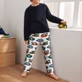 thumbnail image 5 of Xecao Pirate Hats Print Teenagers' Pajama Pants Long Sleep Pants Soft Elastic Waist Pajama Bottoms Elastic waist with 2 Pockets 5-16 Years-XS(5-6), 5 of 6