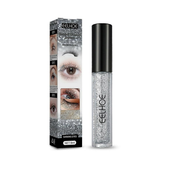Sparkle Diamond Crushed Shiny Mascara Glitter Crushed Diamond Mascara Cream