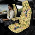 thumbnail image 3 of FUIALDOLG Set of 5 Camo Hunting Hummingbirds Seat Covers for Car,5 Pcs Camouflage Car Accessories Set Leather Car Front Seat Cushion and Seatbelt Pads,Armrest Covers,Breathable Comfort, 3 of 8