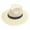 Beige, variant on Cowboy Hat Large Brim Sun Protection Men Women Hat Geometric Pattern Decoration Summer Casual Fishing Hat