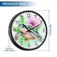 thumbnail image 3 of Voice Activated Clock with Glow Light 12 Inch Large Silent Wall Clock Battery Operated for Home Decor Cute Turtle, 3 of 8