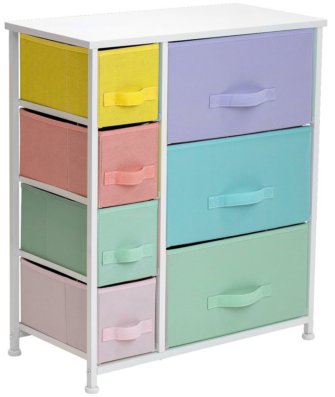 Sorbus 7-Drawer Organizer Dresser for Baby Nursery, Kids' Children Room - Easy Assembly