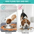 thumbnail image 4 of Evil Pumpkin Ghost Dog Food Mats for Floors Happy Halloween Absorbent No-Slip 17x30 Inch Cat Food Mat Cat Feeding Mat Dog Water Bowl Mat for Messy Drinker, 4 of 7