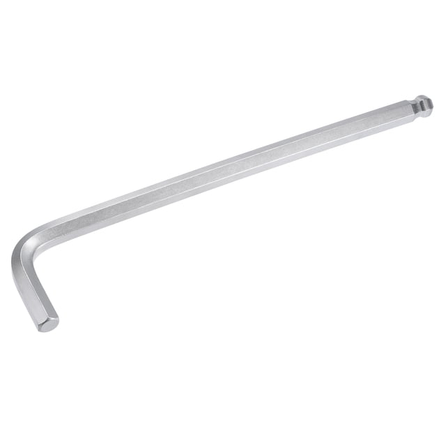 Unique Bargains 10mm Ball End Hex Key Wrench, L Shaped Long Arm CR-V Repairing Tool