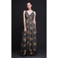 thumbnail image 2 of Bimba Floral Dames Longue Robe à Imprimé Floral Spaghetti Sangle V Cou Maxi Plage Wear-XX-Large, 2 of 5