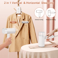 thumbnail image 5 of VAVSEA Steamer for Clothes, 1200W Portable Home Garment Steamer, Steam Iron, Foldable Handheld Travel Wrinkle Remover Fabric Steam, 13s Fast Heat-up with 200ml Tank, White, 5 of 9