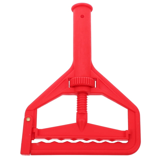 Phenofice Clip Para Cabezal De Mopa Rojo Con Clip Ajustable De ABS Para Uso Diario En Pisos Y Hogar