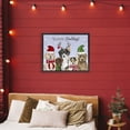 thumbnail image 3 of Stupell Industries - Happy Howlidays Seasonal Puppies Black Floating Frame Canvas Art, 21 x 17, Made In USA, 3 of 8