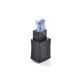 thumbnail image 2 of Adaptador Ethernet Cat5E/Cat6 Rj45, paquete de 2 adaptadores Ethernet macho a hembra Rj45/8P8C de ángulo recto de 90 grados compatible con Cat6/Cat5E (Ad, 2 of 4