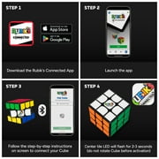 Rubik’s Cube ConnectedX, Bluetooth Enabled 3x3 Classic Cube, Problem-Solving Challenging Brain Teaser Fidget Toy, Adults & Kids Ages 8+
