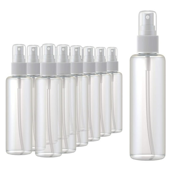 12 Pack Small Spray Bottle, 4 oz/120ml Travel Spray Bottle, Empty Fine Mist Spray Bottles, Refillable Mini Spray Bottles for Travel, Cleaning, Gardening, 5.1x1.53"