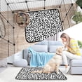 thumbnail image 7 of IAUYY Washable Pee Pads for Dogs Medium+Large Absorbent and Leak-Proof Non-Slip Reusable Puppy Pee Pads for Dogs Applicable to Playpen Potty Crate Littrer Black and White Style, 7 of 7