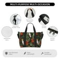 thumbnail image 3 of Travel Duffle Bag Edgy Cute Parrot Plant Travel Tote Bags Carry on Luggage Waterproof Weekender Bags with Top Handle Adjustable Shoulde Strap for Travel Gym, 3 of 5