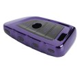 thumbnail image 2 of Funda protectora para mando a distancia, estilo de fibra de carbono de TPU, funda para mando a distancia de coche, compatible con X1, X5, X6, color morado Jadeshay A, 2 of 8