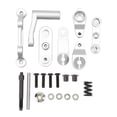 thumbnail image 2 of RC Steering Bellcrank Servo Set, RC Steering Assembly Wearable Aluminum Alloy Upgrade Part  For 1/10 RC Car Red,Dark Blue,Silver, 2 of 8