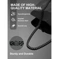 thumbnail image 6 of ChainsProMax Black Chain for Men 20inch Mens Chain Necklaces Cuban Chain Men's Stainless Steel Necklace, 6 of 8
