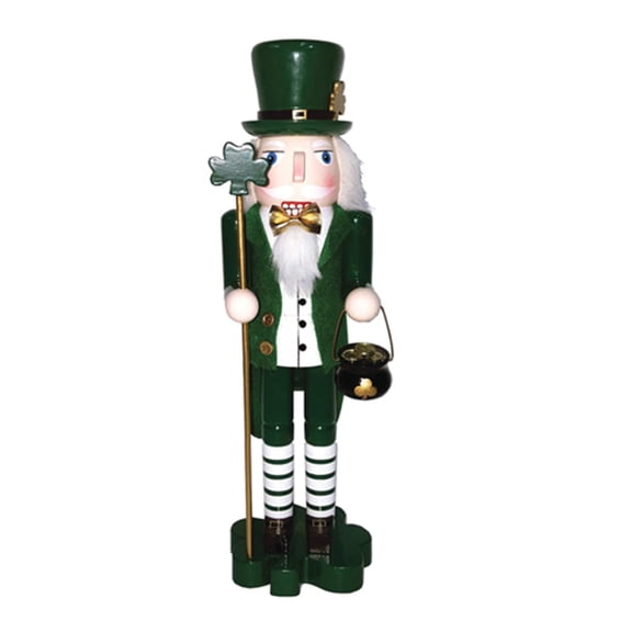 Santa's Workshop 70990 Leprechaun Nutcracker, 14", Multi