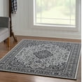 thumbnail image 6 of Emerald Collection Cream/Grey Rug, Multiple Sizes, 6 of 7