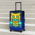thumbnail image 2 of Lsque Geometry Dash Printed Luggage Cover, Travel Luggage Protector,Scratch and Dirt Resistant, Fits 18-32 Inch Luggage - Large, 2 of 9