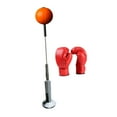 thumbnail image 1 of DYNWAVECA Sac de Boxe à Balles de Réaction Hauteur Réglable avec Gants pour Sport Mma Exercice Entraînement pour Adultes, 1 of 10
