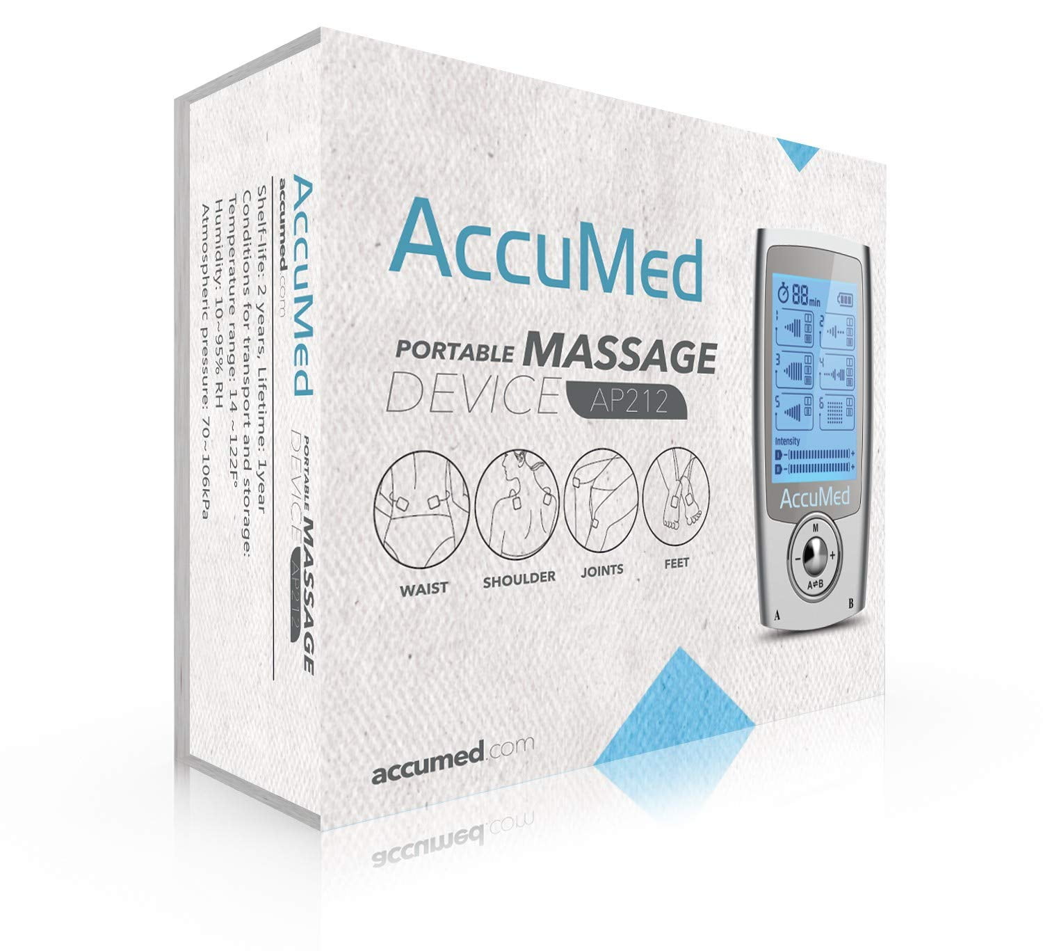 Buy AccuMed Rechargeable Tens Unit Muscle Stimulator EMS Electronic