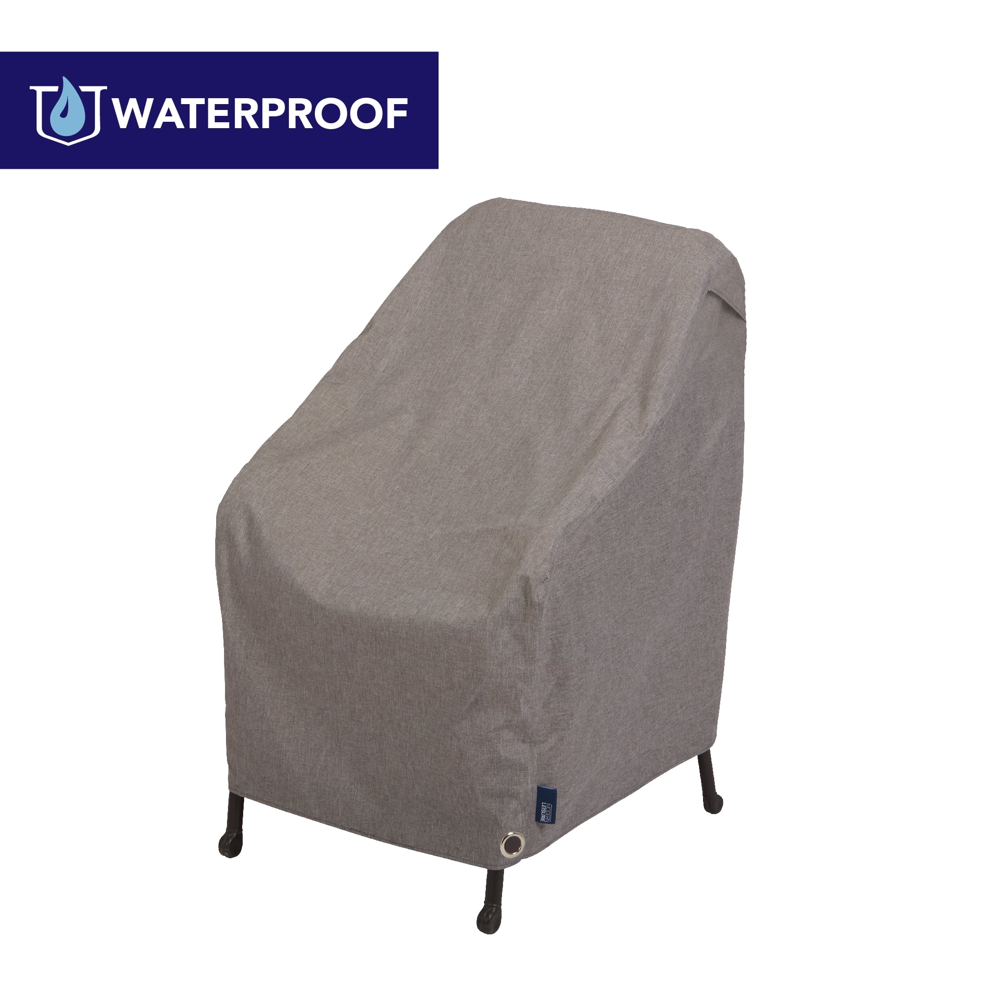 Modern Leisure Garrison Waterproof Outdoor Patio Chair Cover 27 L x 34 W x 31 H Gray Walmart