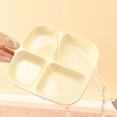 thumbnail image 5 of Meat Storage Box Refrigerator Storage Box Dessert Plate with Handle Four Compartment Food Grade Bpa Dinner Plate Kitchen Tool, 5 of 7