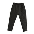 thumbnail image 3 of Pantalones cálidos de invierno, pantalones de nieve de compresión, informales con bolsillos, pantalones térmicos ligeros de utilidad, suaves para L, 3 of 6
