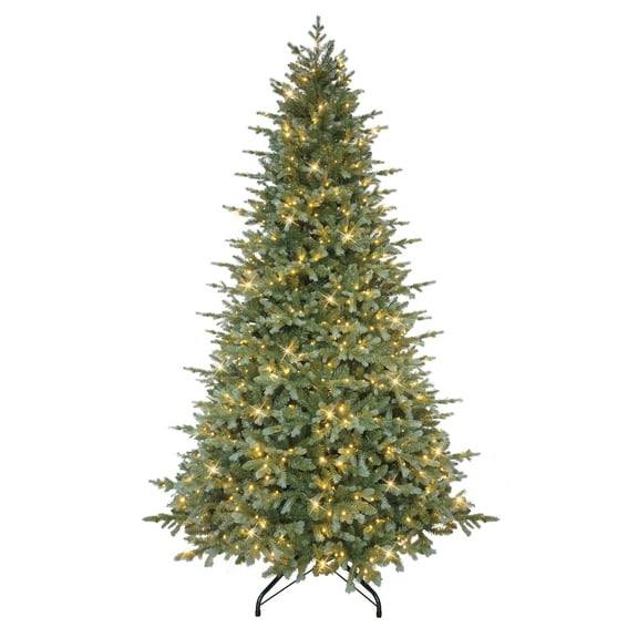 Puleo International 9' Pre-Lit Linden Fir Artificial Tree with 750 Dual-Color LED Lights