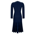 thumbnail image 5 of ChaoHeng Fall Long Dress for Women Women's Western Style Button Dress V-Neck Long Sleeve Cowgirl Chic Dress,XXL, 5 of 7