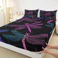 thumbnail image 3 of Feelyou Bohemian Dragonfly Bed Sheets, Mandala Hippie Animal King Sheets, Teens Kids Boys Girls Sheet Set, Super Cozy Room Decor, 4pcs, 3 of 7