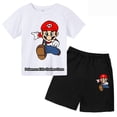 thumbnail image 5 of Nuevo conjunto de dos piezas de camiseta y pantalones cortos de Super Sonic, conjuntos de ropa para niños, niños y niñas, camisetas, camiseta y pantalones de Sonic, 5 of 5
