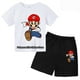 thumbnail image 5 of Nuevo conjunto de dos piezas de camiseta y pantalones cortos de Super Sonic, conjuntos de ropa para niños, niños y niñas, camisetas, camiseta y pantalones de Sonic, 5 of 5