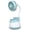 1Mint Green, variant on 1Beige Usb Rechargeable Desktop Fan Pencil Holder 2 In 1 Portable Small Fan 3 Wind Levels With Phone Stand For Office Student Dorm Home Personal