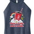 thumbnail image 3 of Coca-Cola - Have A Coke And A Smile - Juniors High Neck Tank Top, 3 of 5