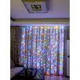 thumbnail image 3 of Generic 300 LED White Curtain Light for Party/Wedding/Festival/Christmas,Window Blinking String Light for Bedroom/Living Room,USB Plug with 8 Modes…, 3 of 8