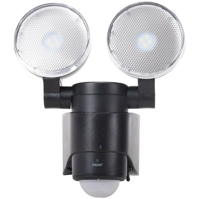 Maxsa Innovations 43218-RS Batterie Alimenté Double Tête LED Projecteur