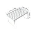 thumbnail image 3 of Fasiaou Stackable Kitchen Storage Shelf Rack, Foldable Spice Rack Cabinet Organization Storage Shelves, Kitchen Shelves, Kitchen Counter & Cabinet Shelf Organizer,B, 3 of 6
