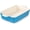 Blue, variant on Ceramic Baking Dish – Deep Lasagna Pan with Handles, Oven/Microwave Safe, Durable White, Great Wedding Gift