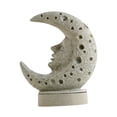 thumbnail image 2 of Quemador de incienso de resina con diseño de luna, adorno para cono y varilla para cualquier ocasión. Gris, 2 of 9