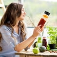 thumbnail image 6 of Monyance Simple Water Bottles Reusable 500ml Clear Plastic Bottles with Tamper-Evident Lids - Pack of 6(8.27X2.28X2.28Inches), 6 of 11