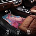 thumbnail image 4 of Sikiie Pink Parrot Tropical Blossoms Car Foot Mat Set of 4 Pieces Basics Universal Fit Rubber Carpet Floor Mats For Car SUV Van & Truck, 26.8"L x 17.3"W (Front), 13"L x 17.3"W(Rear), 4 of 6