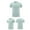Green, variant on HOMADLES Mens Short Sleeve Shirt Crewneck Ice Silk Casual Solid Pullover Short Sleeve White L