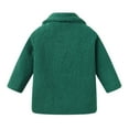 thumbnail image 4 of Otqutp 1-6 Years Toddler Baby Girls Long Coat Tollder Kids Winter Solid Color Stand Up Collar Jacket Warm Outwear Clothes with Pockets (GN2,2-3 Years), 4 of 4