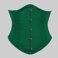 thumbnail image 6 of DuoJiaJ Womens Waist Cincher Corset, Lace Up Shaping Belt Festival Outfit Green Sizes XS-2XL, 6 of 7