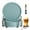 Light Blue, variant on Silicone Drink Coasters Set of 6 in Holder, Cup Coaster for Drinks Deep Grooved Absorbent Coaster Protect Furniture from Damage Cup Mat(Blue)